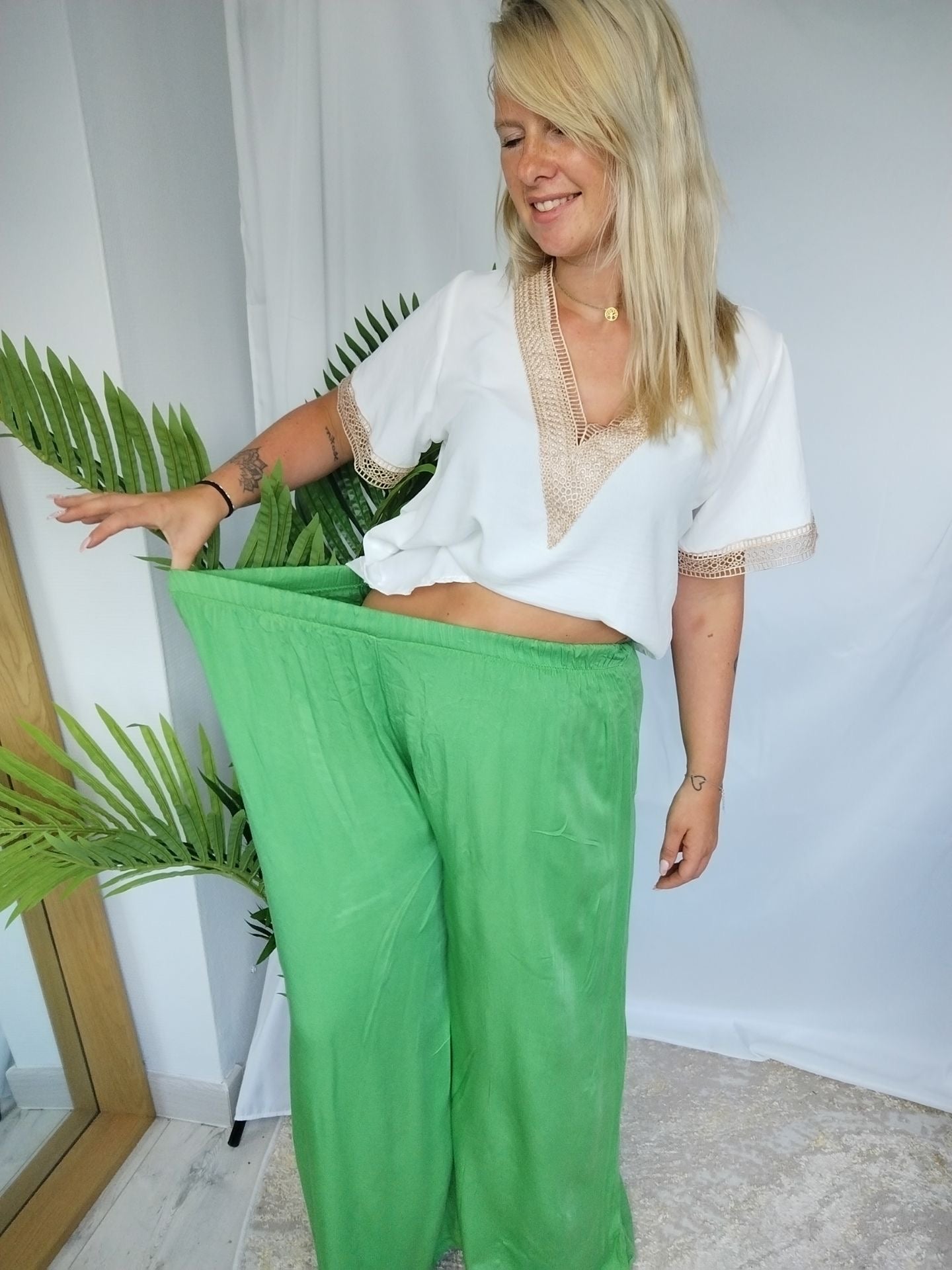 PANTALON VERT