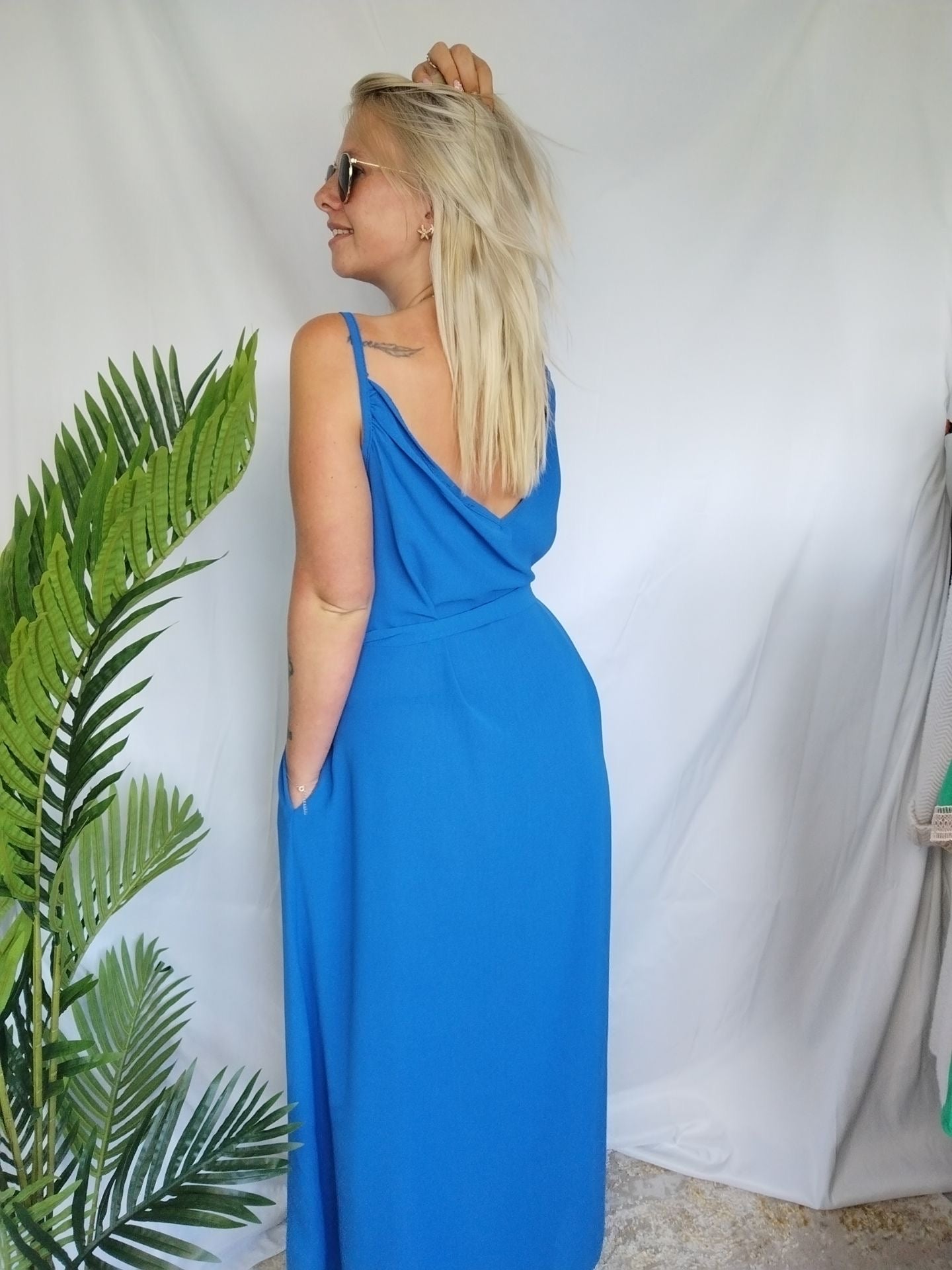 ROBE BLEU ROYAL